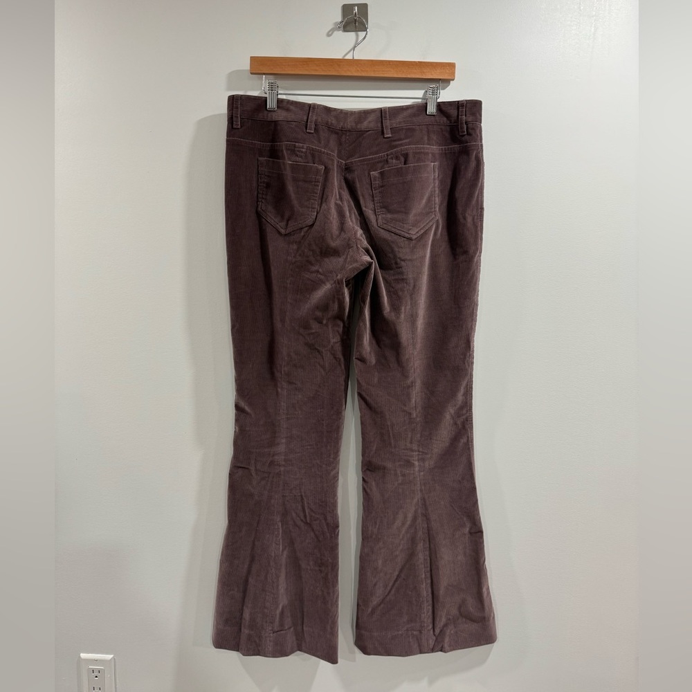 Prada Brown Corduroy Flared Pants - Picture 2 of 9